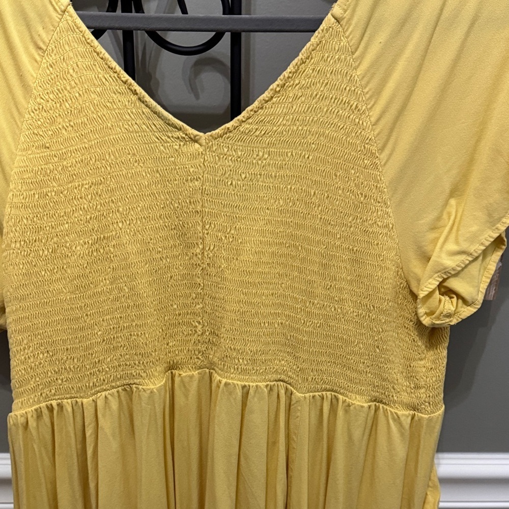 Torrid Sunny Yellow Short Sleeve Dress 3 - Picture 14 of 15